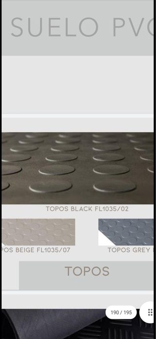 Suelo Topos Negro 0,60m x 25m