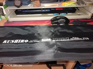 Conjunto de cañas,funda,picas, sacadera y carretes