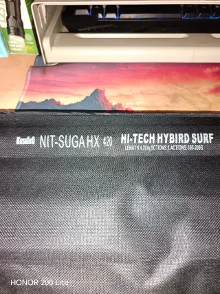 Conjunto de cañas,funda,picas, sacadera y carretes