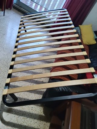 Somier 90cm Madera y Metal