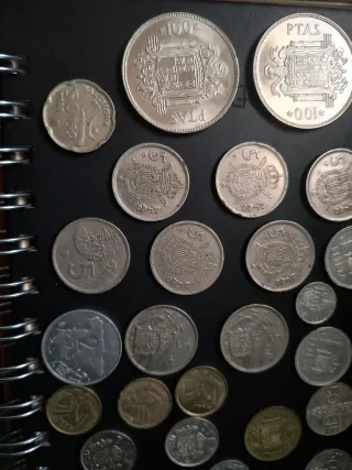 Lote de monedas de España