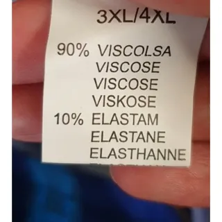 Maglietta 90%viscosa,10%elastane tg. 3xl/4xl