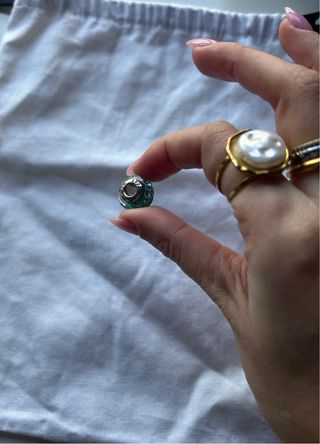 Charm verde para pulsera Pandora