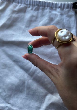 Charm verde para pulsera Pandora