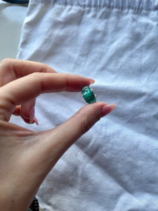 Charm verde para pulsera Pandora