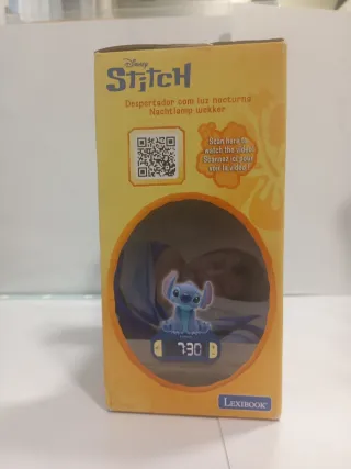Reloj, despertador infantil Stitch