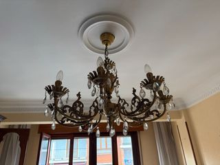 Lampara salón bronce vintage