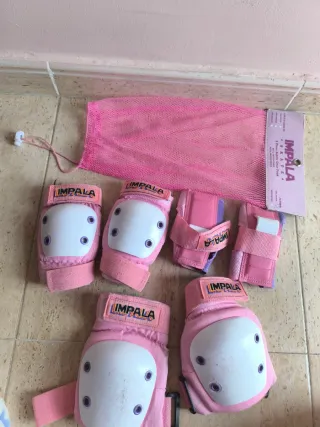 Pack Protecciones Patinaje Impala Rosa