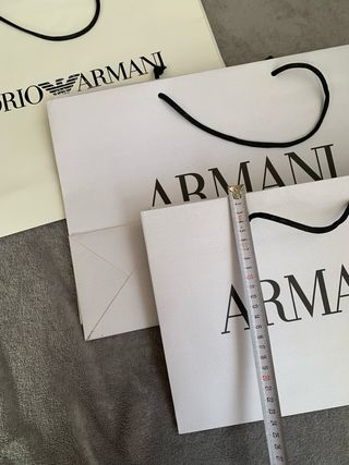 6 bolsas papel armani x12€