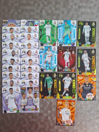 Lote 30 cromos Real Madrid Adrenalyn XL 25 26