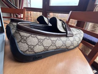 Zapatos Gucci Hombre Beige y Marrón