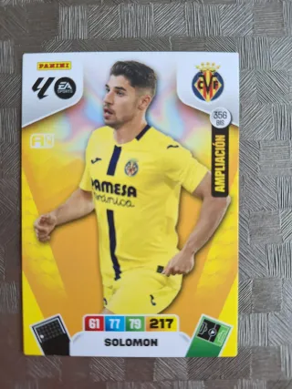 Cromo Solomon 356 bis Adrenalyn XL 25 26