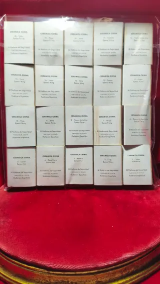 Scatole di fiammiferi collezione ceramica India e Cina