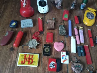 Coleção de Isqueiros Variados