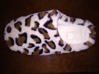 Pantofole Jomix leopardate peluche