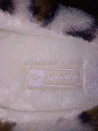 Pantofole Jomix leopardate peluche