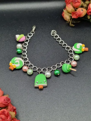 Bracciale Fimo Kawaii con dolcetti