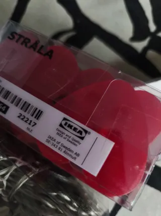 Guirnalda 8 m con 24 led con forma corazon