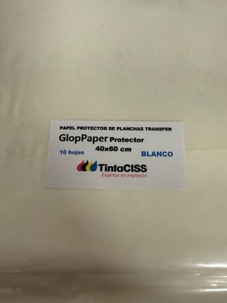 Papel de sublimacion + papel protector