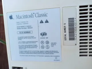 Apple machintosh Classic 1990 Vintage