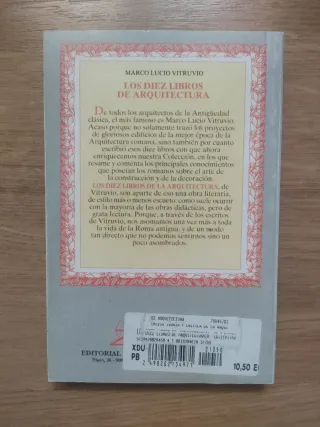 156. LOS DIEZ LIBROS DE ARQUITECTURA (LITERATUR...