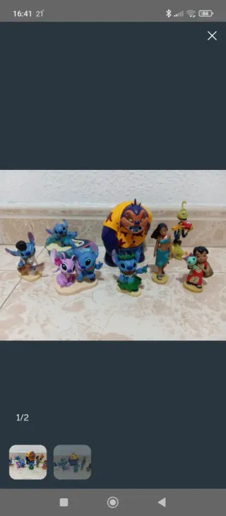 Lote de figuras PVC de Disney.