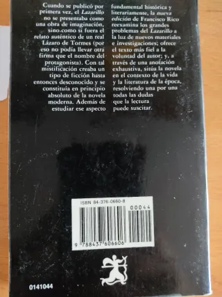 Lazarillo de Tormes (Letras Hispánicas) (Spanis...