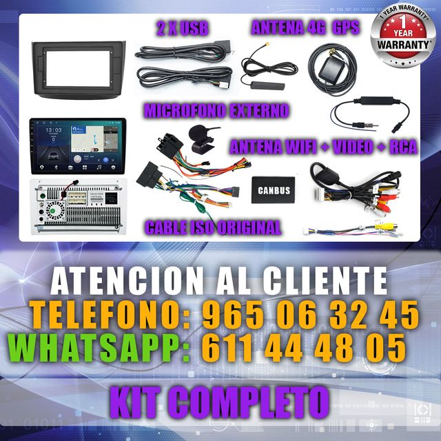 PANTALLA GPS MERCEDES BENZ VITO, VIANO W639