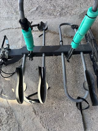 Portabicis enganche remolque para 4 bicicletas