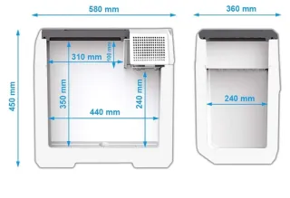Nevera eléctrica mobicool W7Y7198