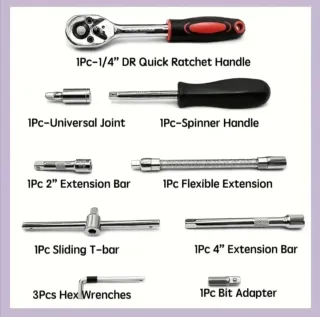 Maletin Caja Herramientas 46 Piezas