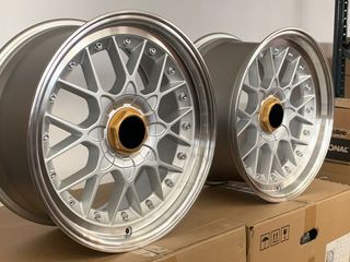 YA EN STOCK! 8x17 y 9x17 5X100 4X100 SILVER lip p