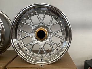 YA EN STOCK! 8x17 y 9x17 5X100 4X100 SILVER lip p