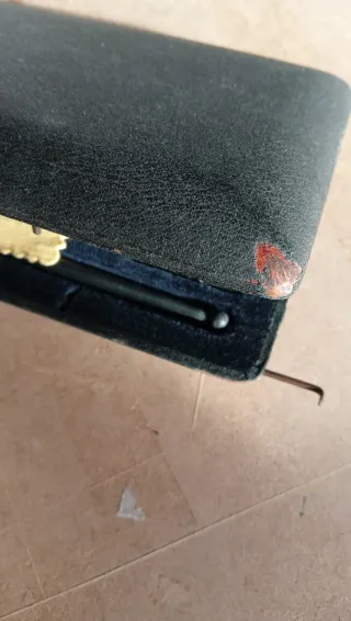 estuche antiguo de compases Richter & Co. antigüed