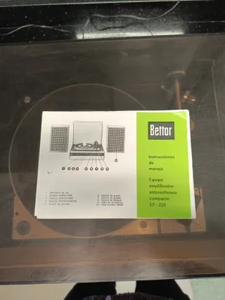 Tocadiscos bettor EF-235