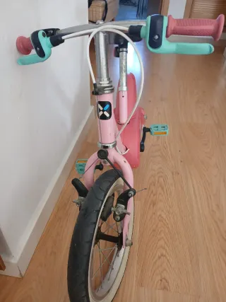 Bici infantil 14 rosa Btwin