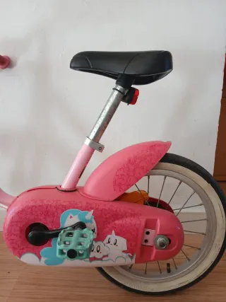 Bici infantil 14 rosa Btwin