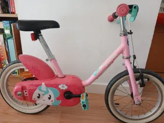 Bici infantil 14 rosa Btwin