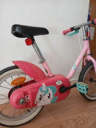 Bici infantil 14 rosa Btwin