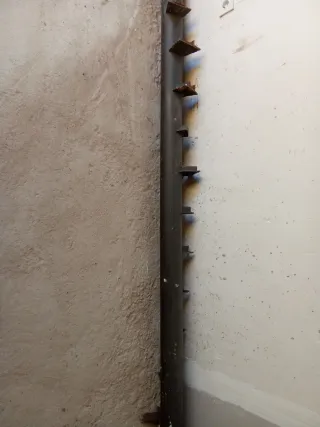 Escalera caracol de hierro de 1,20 m de diametro,