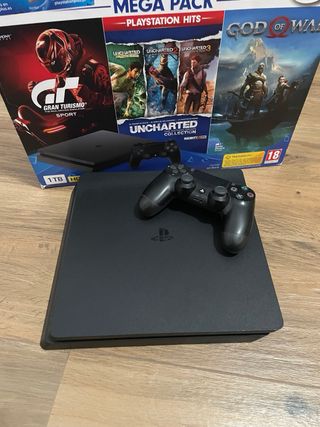 Ps4 slim negra 1tb