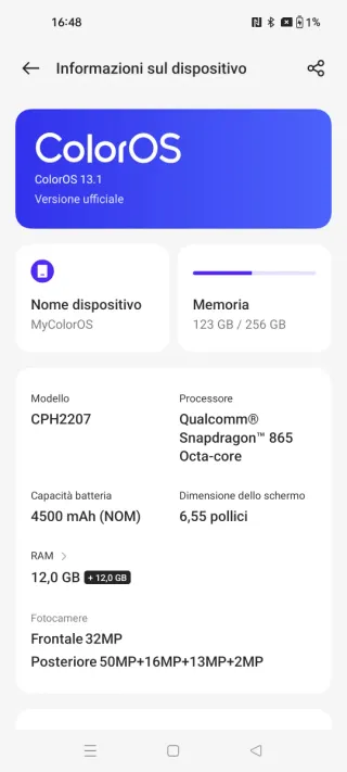Oppo Find X3 neo 256gb