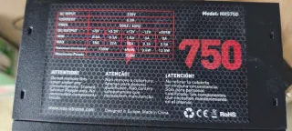 Fuente alimentación 750w