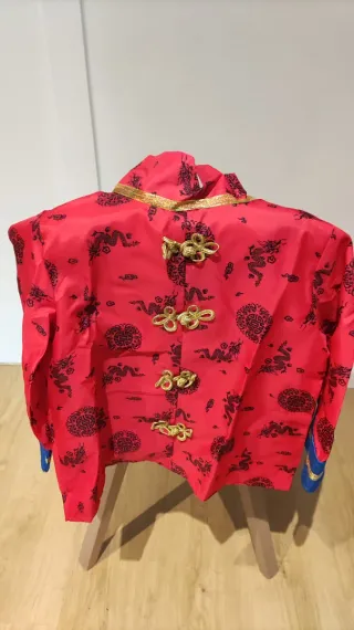 Disfraz Chino Niño Talla 5-6 Años 3 piezas