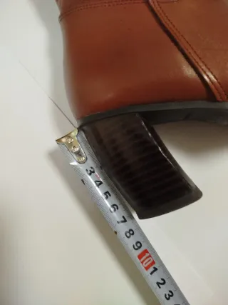 Botines de piel Mustang marrones