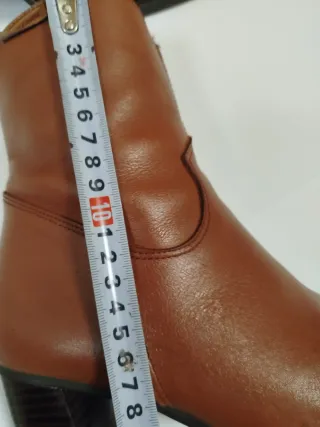 Botines de piel Mustang marrones