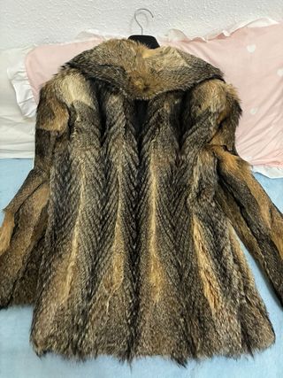 Abrigo De Piel de Zorro