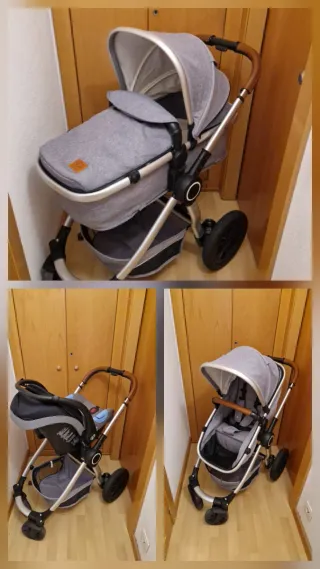 Carrito 3 en 1: Capazo, Grupo 0, Silla de paseo