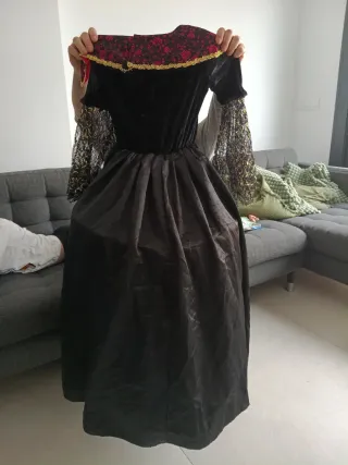 Disfraz Condesa Drácula Negro/Rojo