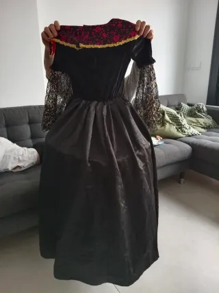 Disfraz Condesa Drácula Negro/Rojo